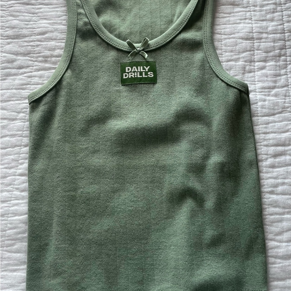 Daily Drills Green Tank Top